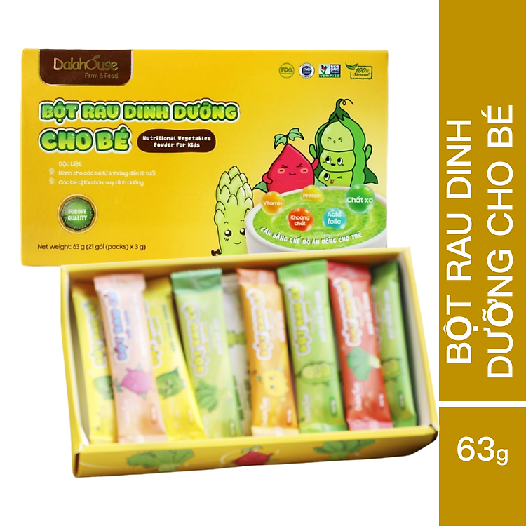 Tìm mua tại Avakids:Bột rau củ dinh dưỡng Dalahouse 63gr, tràn ngập Khuyến mãi, Ưu đãi