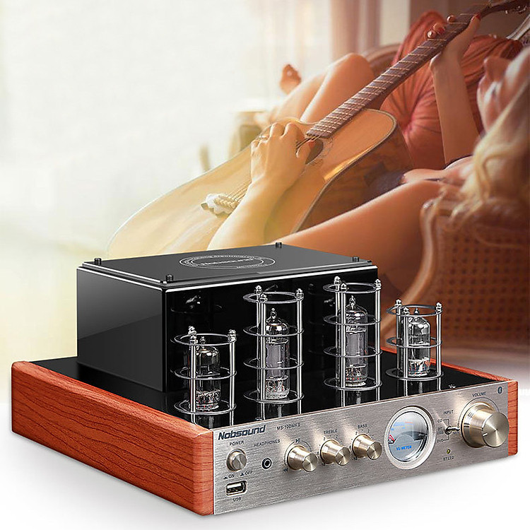 Amplifier Đèn Mini Bluetooth MS-10DMKII DAC Cao Cấp AZONE - Hàng Nhập Khẩu