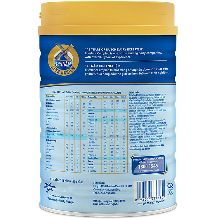 Mua Sữa Bột Frisolac Gold 1 850g Hàng chuẩn Ưu đãi - Hình ảnh 5