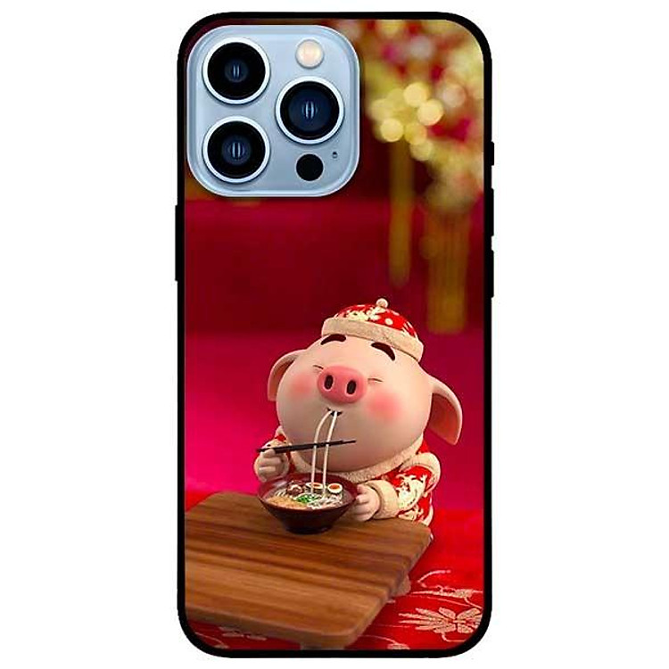 Ốp lưng dành cho Iphone 13 Mini - Iphone 13 - Iphone 13 Pro - Iphone 13 Pro Max - Heo Ăn