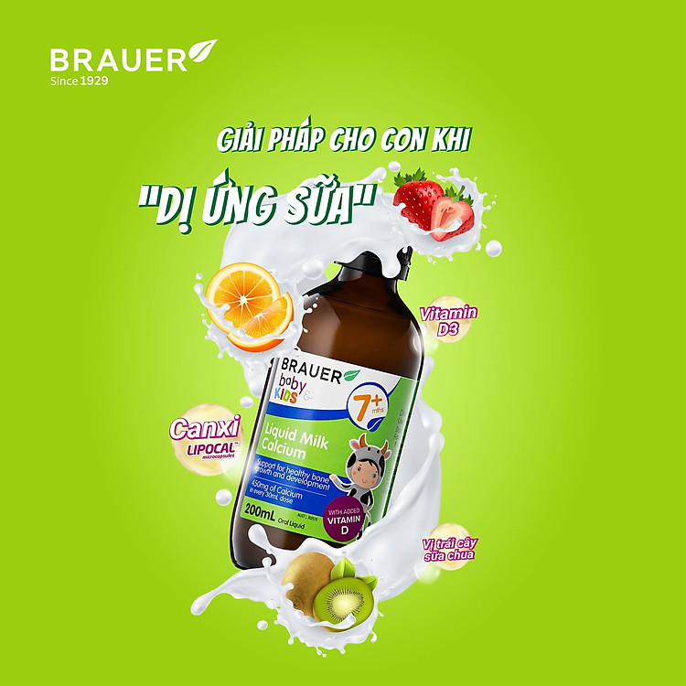 Canxi và Vitamin D cho bé Brauer 200ml Tin cậy Giá rẻ - Hình ảnh 5