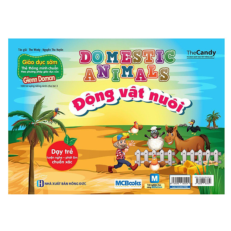 Flashcard Dạy Trẻ Theo Phương Pháp Glenn Doman - Động Vật Nuôi (Giao Ngẫu Nhiên)