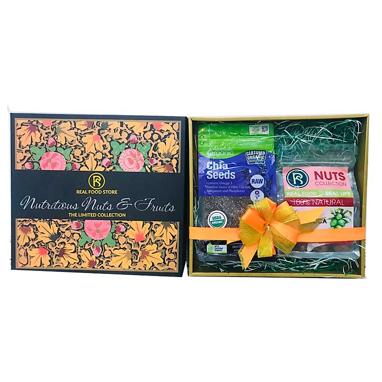 Hộp Quà Real Food 2 Món (Hạt Chia + Hạt Macca)