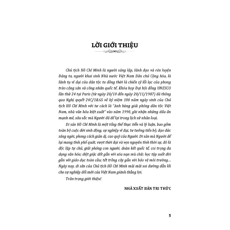 Hồ Chí Minh Gương Sáng Cho Muôn Đời – Di Sản Cho Muôn Đời Sau - Ảnh 4