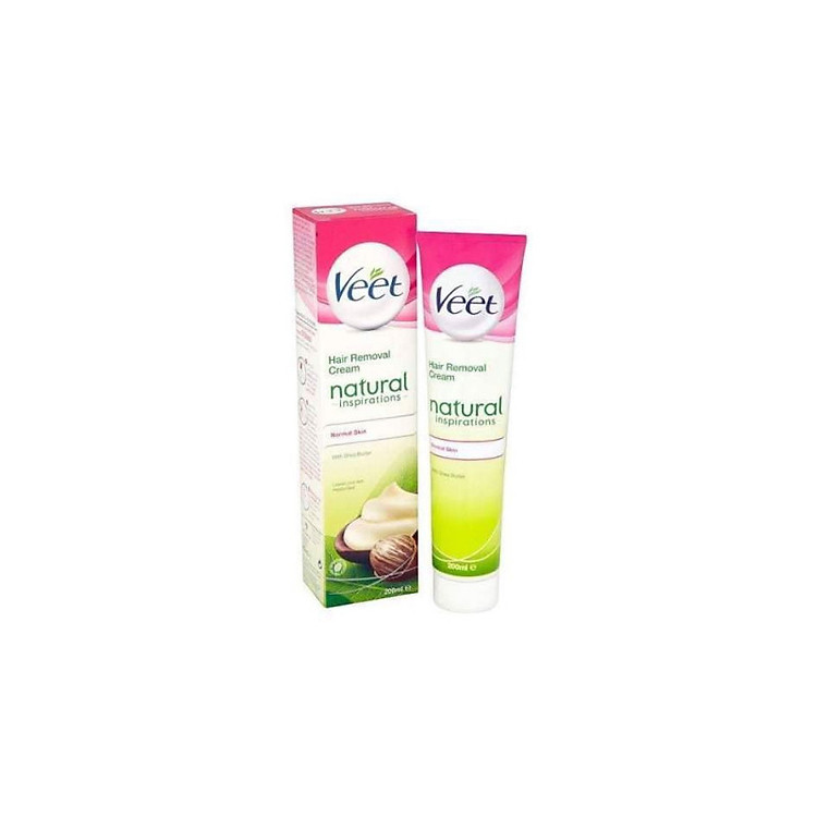 Kem tẩy lông da thường Veet Naturals Hair Removal Cream for Normal Skin 200ml