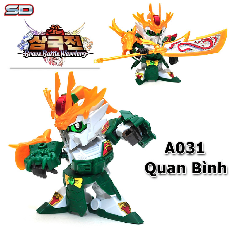 Đồ Chơi Lắp Ráp Mô Hình A031 Gundam Tướng Quan Bình