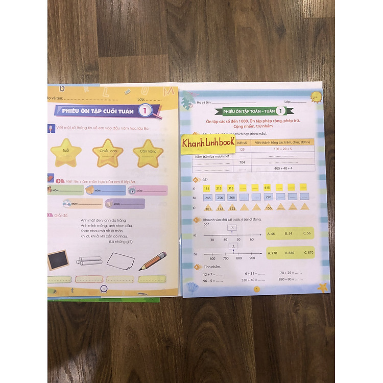 Phiếu Ôn Tập Cuối Tuần Môn Toán Lớp 3 (Chân Trời Sáng Tạo) - Ảnh 3