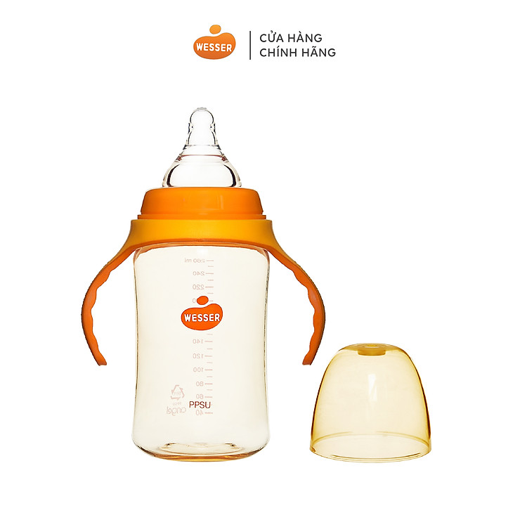 Bình sữa PPSU Wesser 260ml MẸ VÀ BÉ Giá tốt
