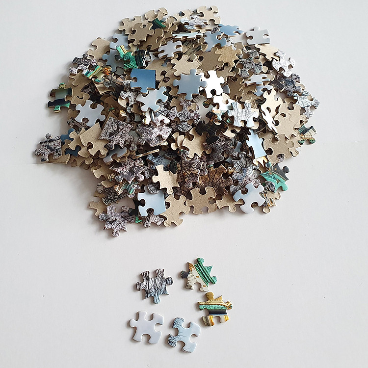 Bộ tranh xếp hình jigsaw 1000 mảnh Chính hãng Giá tốt - Hình ảnh 3