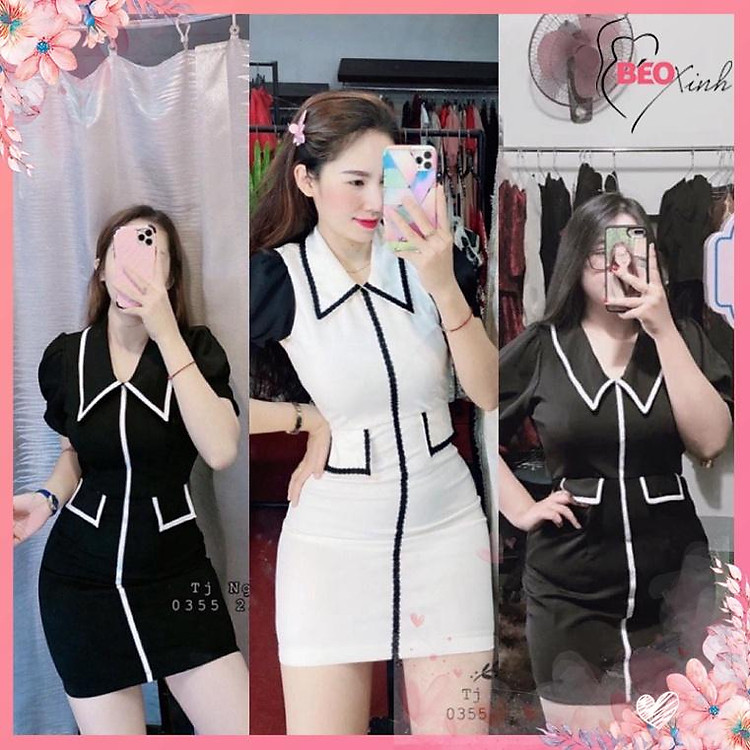 BIGSIZE 60-90 KG Đầm body túi hộp #bigsize 60kg đến 90kg béo mập xinh size lớn giá rẻ đẹp