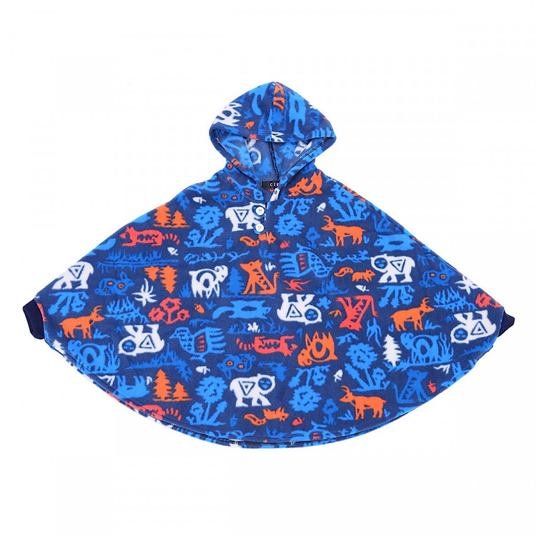 Áo Choàng Có Tay Cho Bé Họa Tiết Hình Thú Cirino AO_CB_XDHINHTHU_FS - Xanh Đen