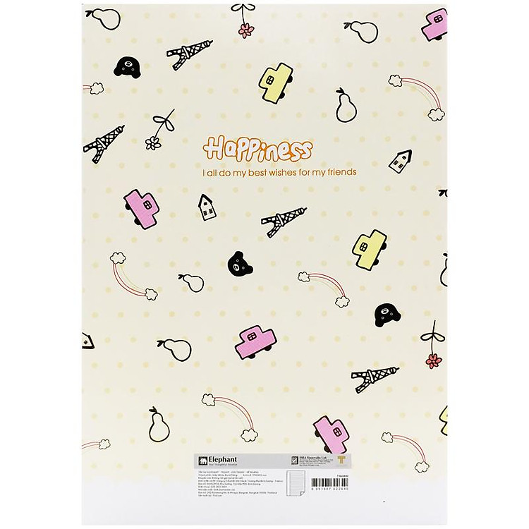 Tập Sinh Viên Kẻ Ngang 200 Trang 70gsm White Bond - Elephant FI622640 - Ảnh 3