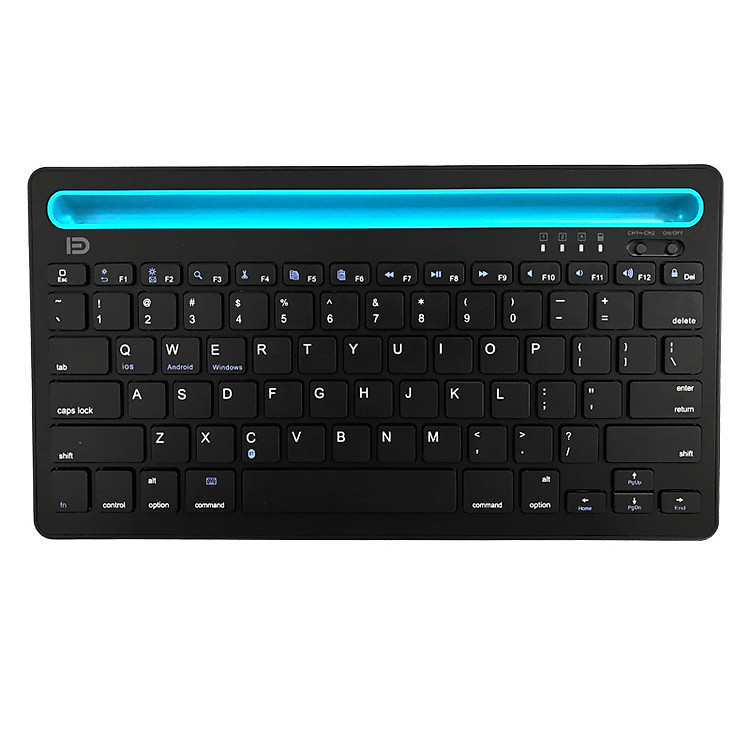 Bàn phím Bluetooth Forter ik3380 dành cho Điện thoại, Máy tính bảng, Laptop, PC - Hàng chính hãng