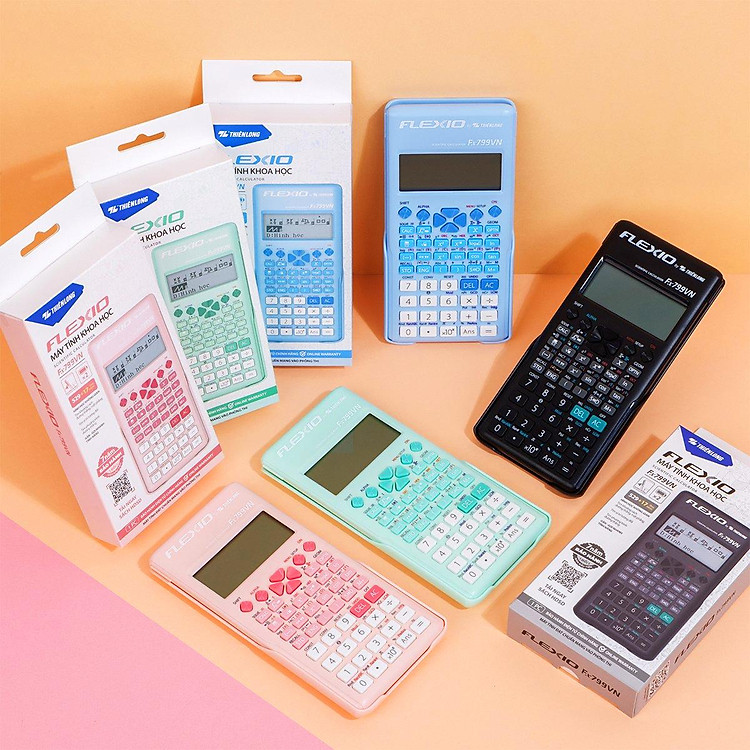 Máy Tính Khoa Học Flexio - Thiên Long Fx799VN (Màu Đen) - Ảnh 3