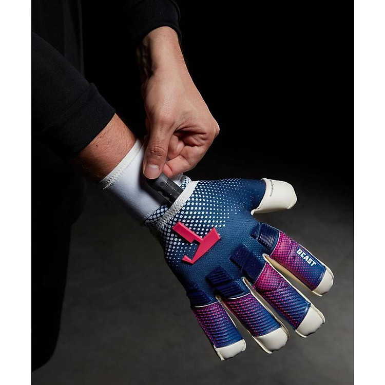 Găng tay thủ môn T1tan BLUE BEAST (Có Xương Ngón)