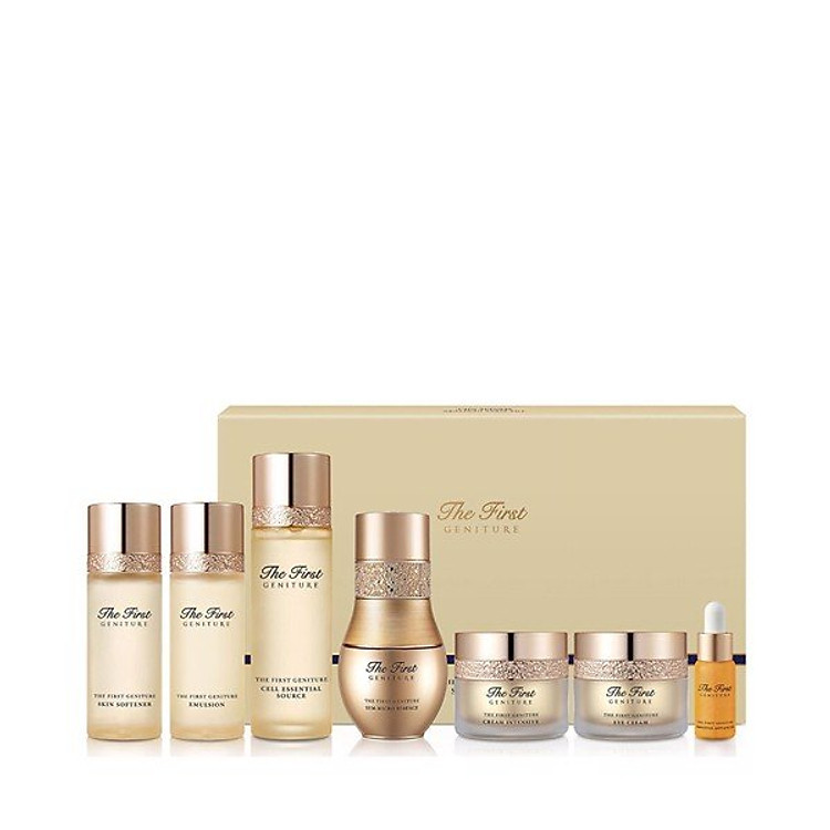 Bộ Dưỡng Tái Tạo Da Tinh Chất Vàng Ohui The First Geniture 7pcs GWP