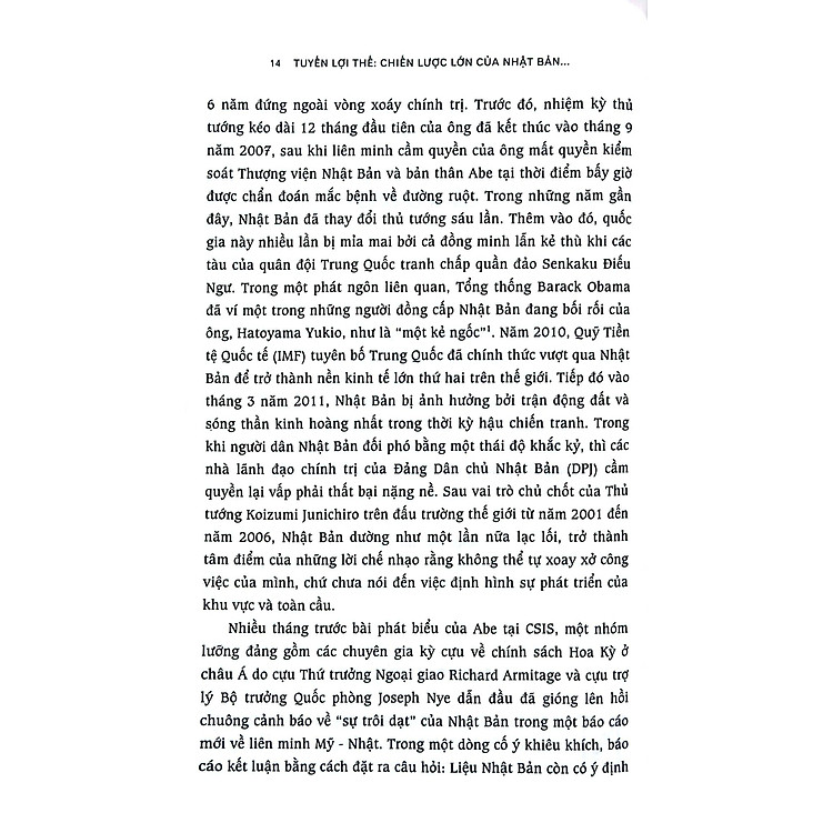 Tuyến Lợi Thế - Chiến Lược Lớn Của Nhật Bản Trong Kỷ Nguyên Abe Shinzo - Ảnh 5