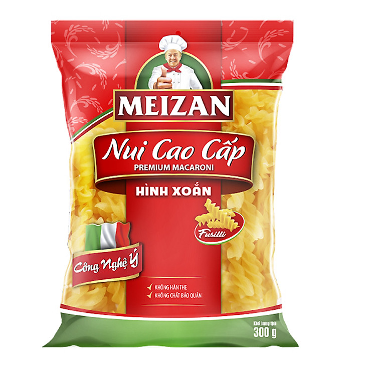 Nui Cao Cấp Meizan Hình Xoắn (300g)
