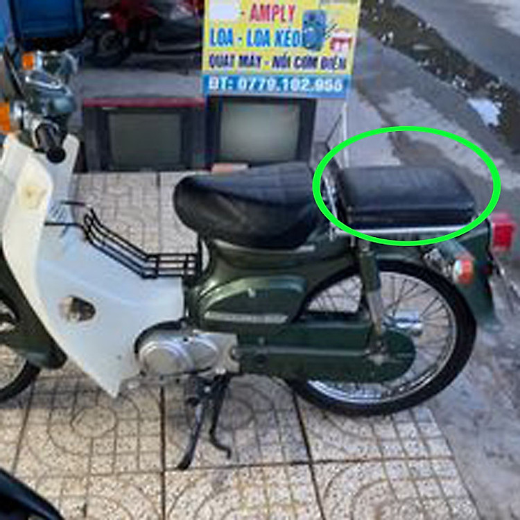 Yên đệm sau dành cho xe CUB 82, 81 và 50cc - TKB-8527