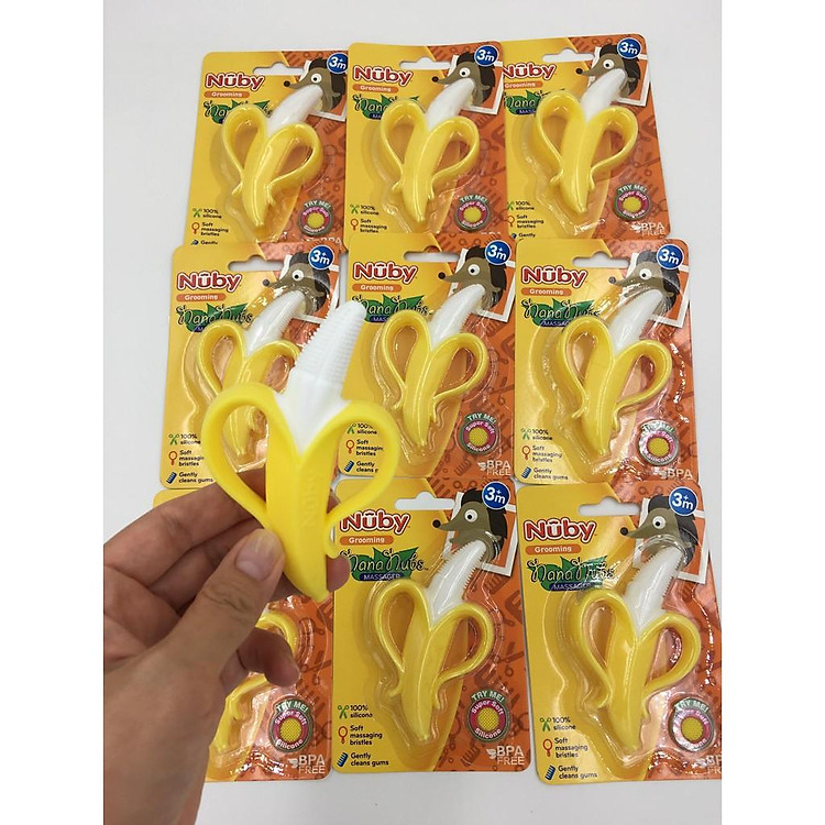 Ngậm nướu Nuby hình chuối - Tách lẻ Chính hãng Giá rẻ - Hình ảnh 3