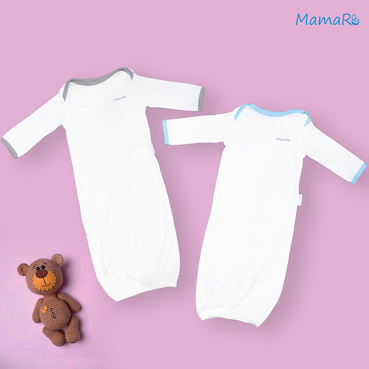 Áo Túi Ngủ MamaRu Viền Xám Chính hãng Giá tốt - Hình ảnh 5