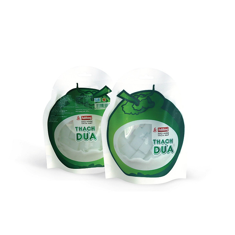 COMBO GIẢI NHIỆT: 2 TÚI THẠCH DỪA ÁNH HỒNG 400G