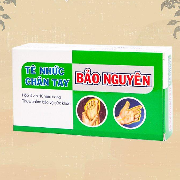 Viên uống tê nhức chân tay xương khớp Bảo Nguyên 30 viên hỗ trợ hỗ trợ chân tay tê nhức, tê mỏi, tê bì, tê cứng, tê buốt, co mỏi, đau nhức xương khớp