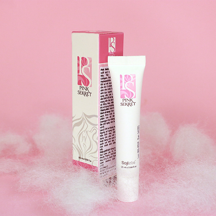 Kem Bôi PINK SEKRET hỗ trợ làm hồng nhũ hoa, vùng kín - Tuýt 20ml