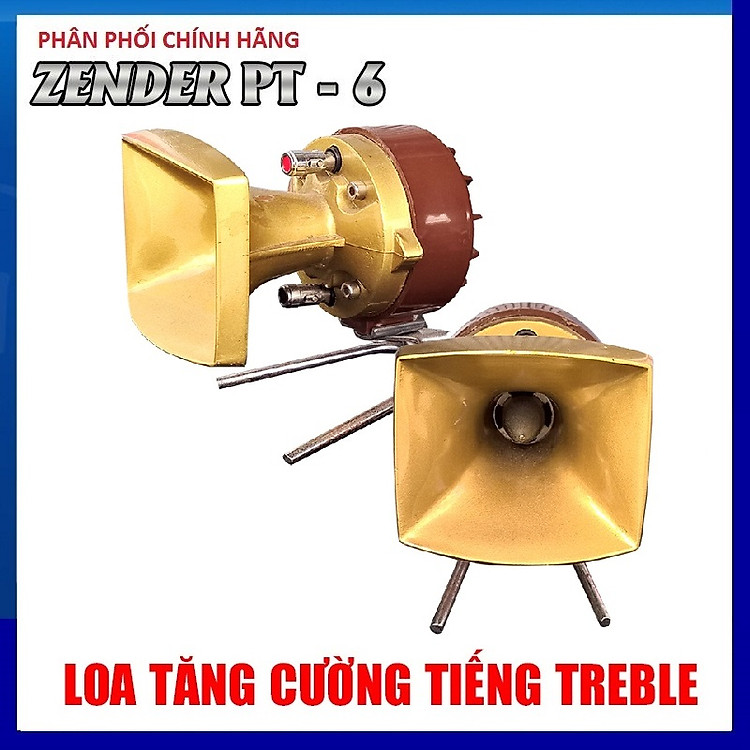 Bộ 2 loa treble PT6 họng đúc gang - Hàng chính hãng