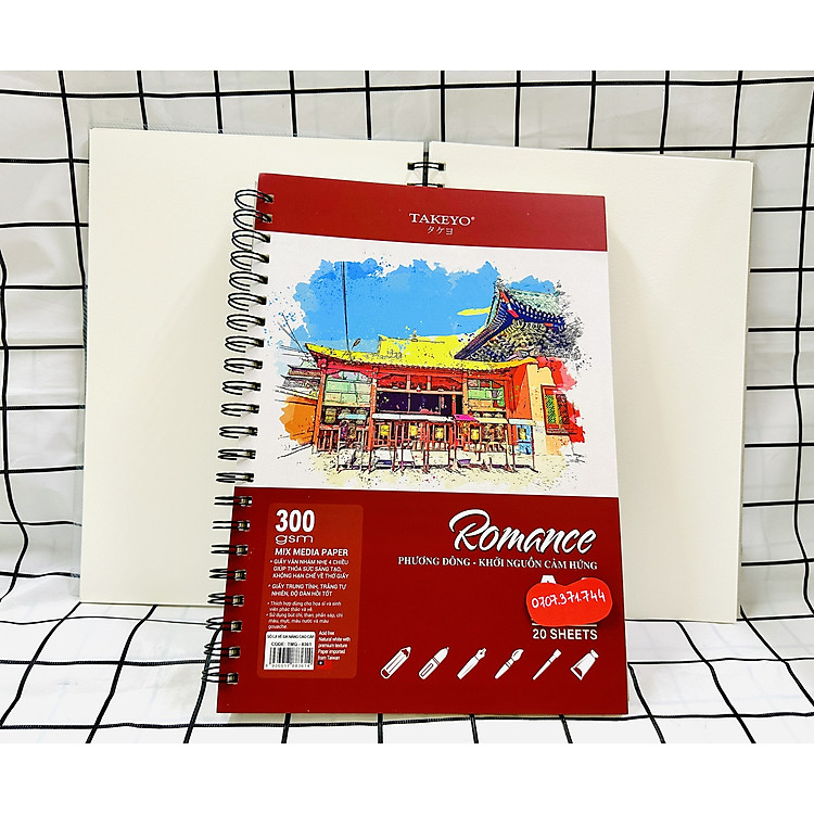 Sổ Vẽ Lò Xo Đa Năng A4-A5 (20 tờ) - Ảnh 4