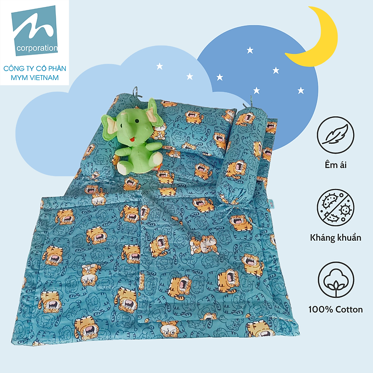 Mua Bộ chăn gối nệm cho bé MYM Chính hãng Ưu đãi - Hình ảnh 5