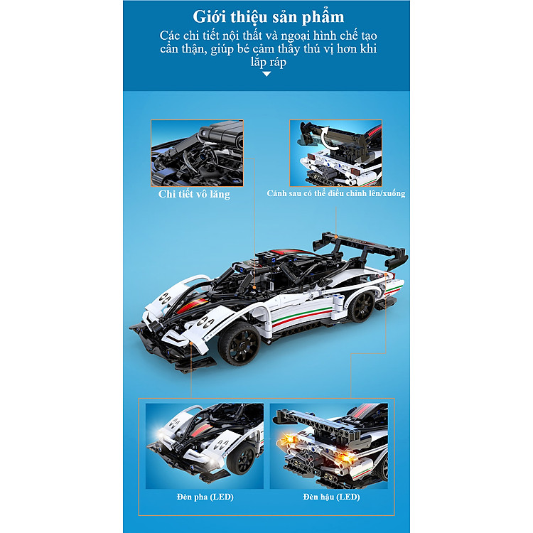 Mua Bộ Đồ Chơi Lắp Ghép Xe Đua BABYBOSS Chính hãng Giá tốt - Hình ảnh 5