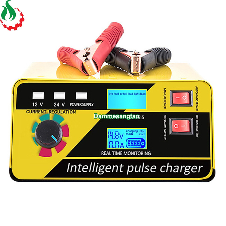 Sạc acquy 12V 24V tự động 4AH - 400AH 260W (Có chế độ sạc pin Li-ion 12.6V)