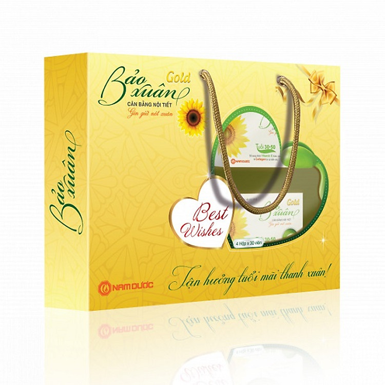 Thực phẩm chức năng sức khỏe Quà tặng Bảo Xuân Gold bộ 4 hộp
