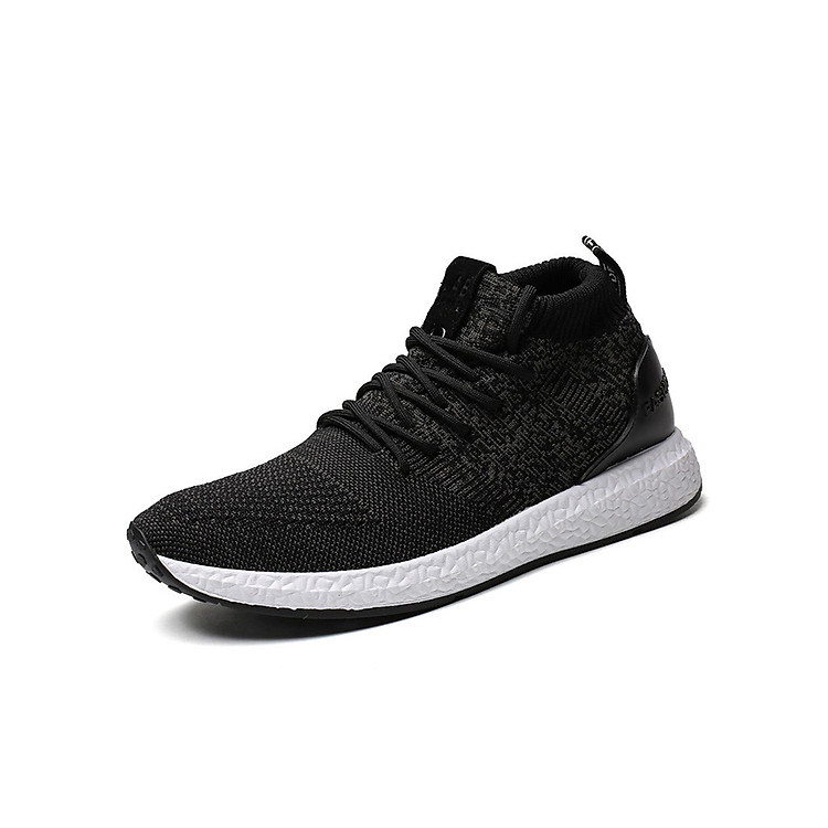 Giày Sneaker Nam Cao Cổ Kiểu Dáng Thời Trang Pettino KS03 Màu Xám