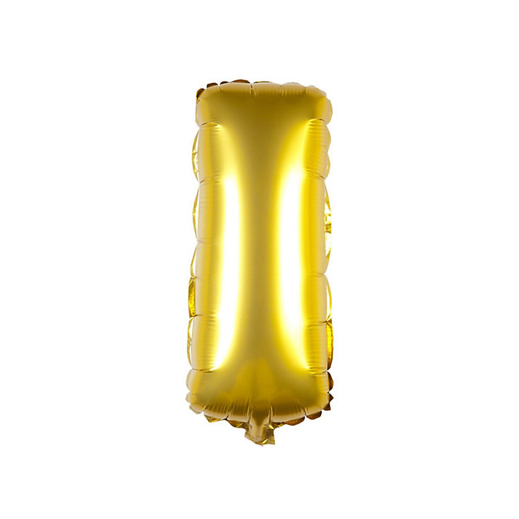 Bong bóng chữ cái màu vàng 35 cm (chọn chữ A – Z)