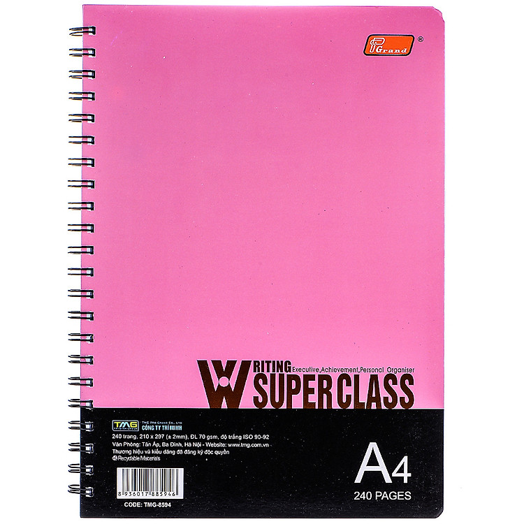 Sổ Lò Xo A4 (240 trang)