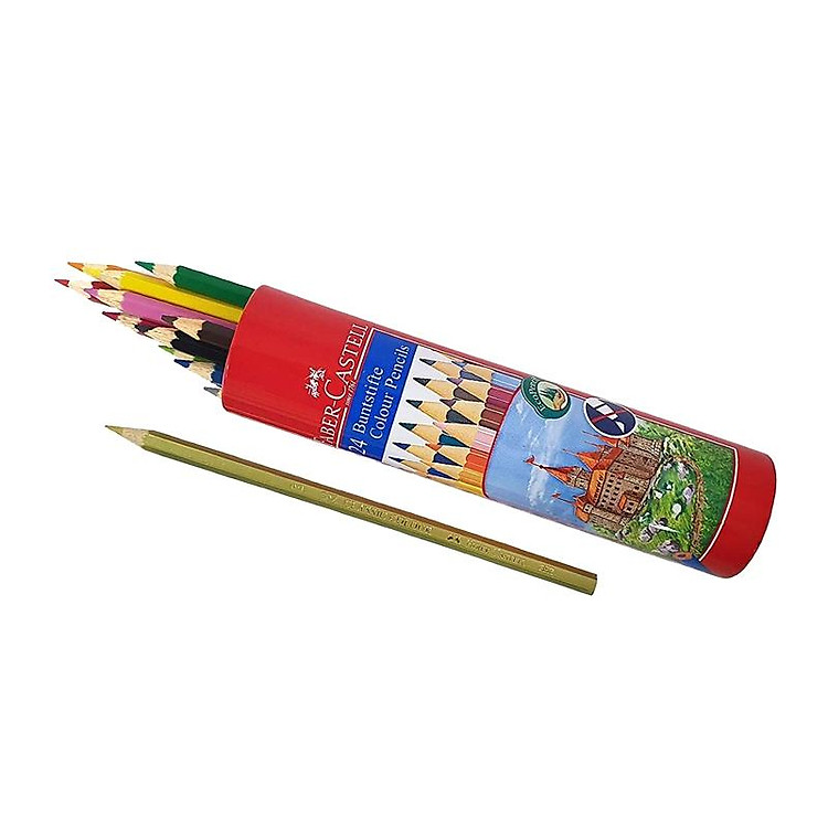 Faber-Chì Màu Lục Giác Castle (24 màu) - Ảnh 2