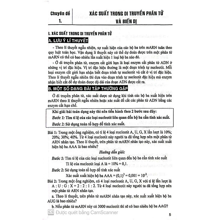 Phương Pháp Giải Toán Xác Suất Sinh Học - Ảnh 3