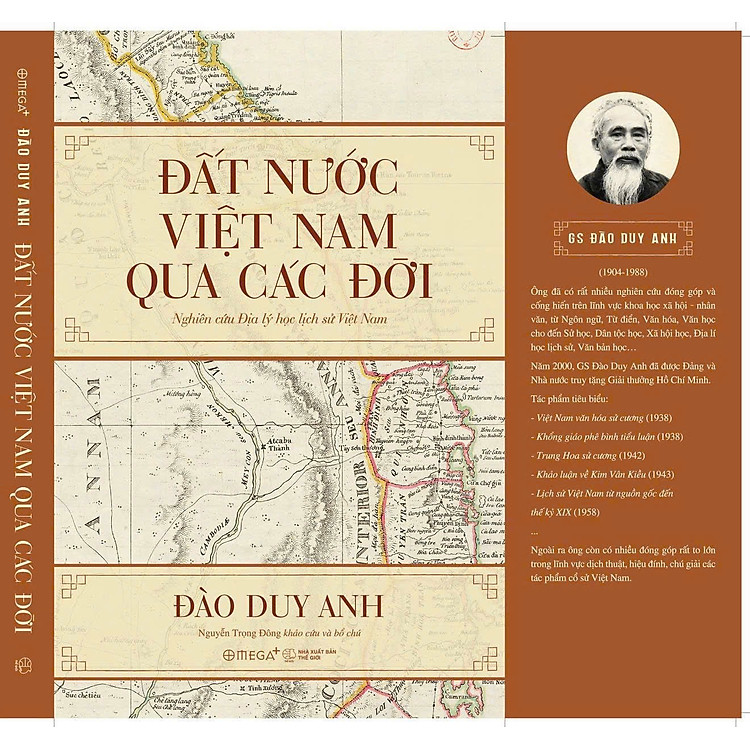 (Tái bản 2025) ĐẤT NƯỚC VIỆT NAM QUA CÁC ĐỜI - Nghiên cứu địa lý học lịch sử Việt Nam – Omega Plus
