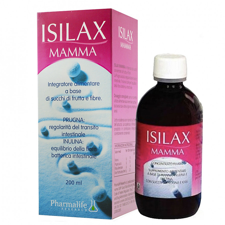 Siro Isilax Mamma, Giảm táo bón khi mang thai và sau sinh (200ml)