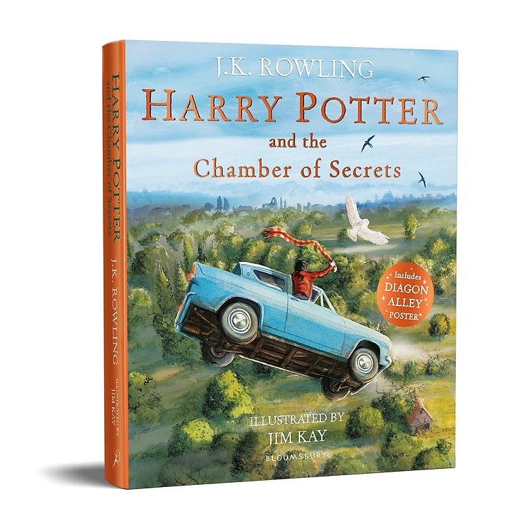 Tiểu thuyết thiếu nhi tiếng Anh: Harry Potter and the Chamber of Secrets - Illustrated Paperback - Ảnh 2