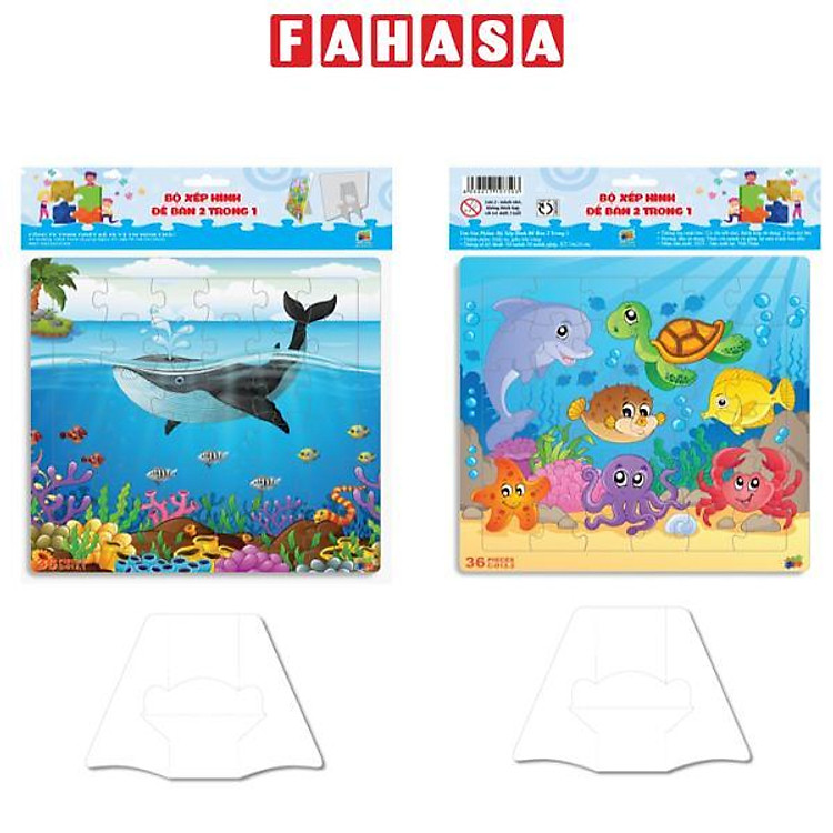 Bộ 2 Tranh Xếp Hình 36 Mảnh Chính hãng Ưu đãi