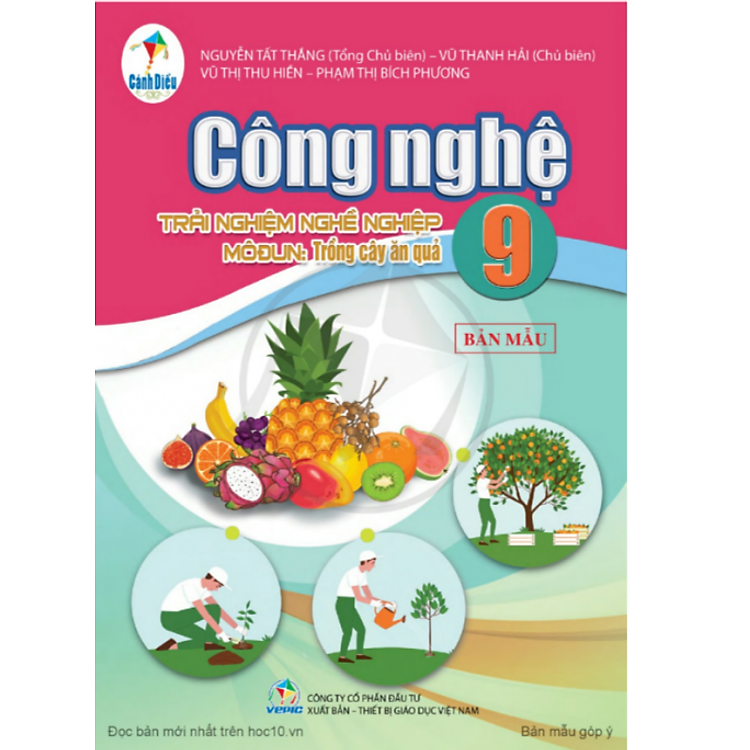 Sách giáo khoa Công nghệ 9 – Trồng cây ăn quả