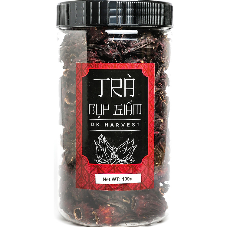 Trà Hoa Atiso Đỏ (bụp giấm) Sấy Khô Nguyên Bông - 100g - chống viêm, nhiễm, kháng nấm, kháng khuẩn, tăng cường chức năng tiêu hóa.