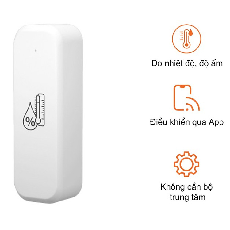 Cảm Biến Nhiệt Ẩm Wifi Hunonic HNSSTWH Hàng Chính Hãng Kết nối: Wifi 2.4Hz Dải đo nhiệt độ -10 ~ 60 độ ( Sai số 1%) Dải đo độ ẩm 20% ~ 98% ( Sai số 3% ) Kích thước: 70x25x20mm Trọng lượng: 50g