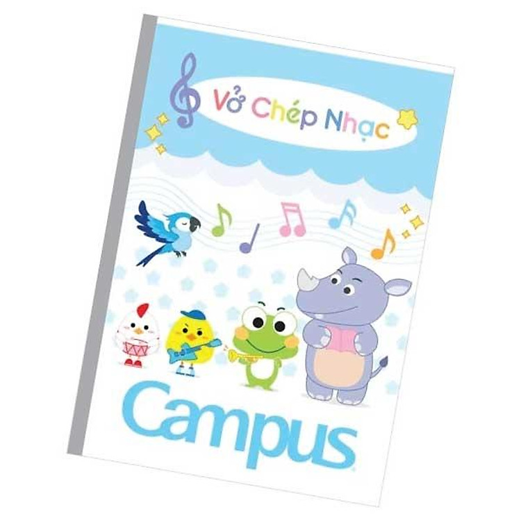 Vở Chép Nhạc Dòng Kẻ Khuôn Nhạc 48 Trang 80g/m2 Campus NB-BMSN48 - Ảnh 3