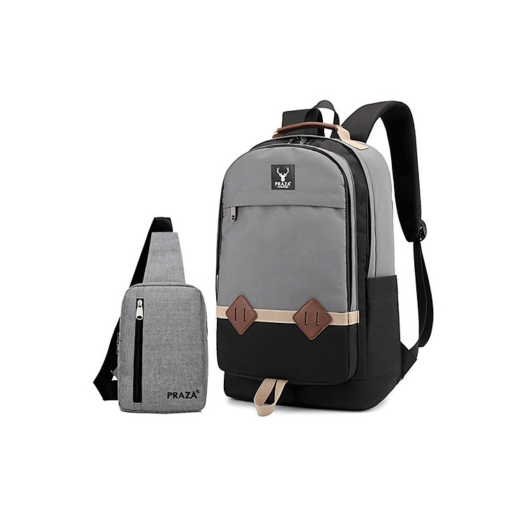 Balo Thời Trang Du Lịch Hàn Quốc (BL167) Tặng Túi Đeo Messenger PRAZA - DC095