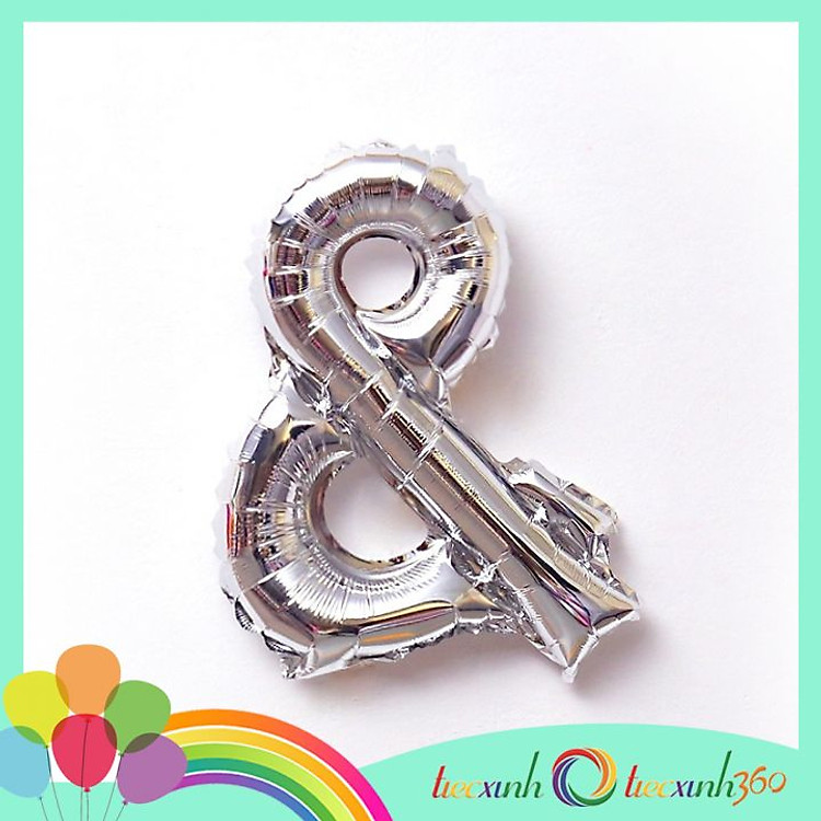 Bong bóng trang trí tiệc – Bạc