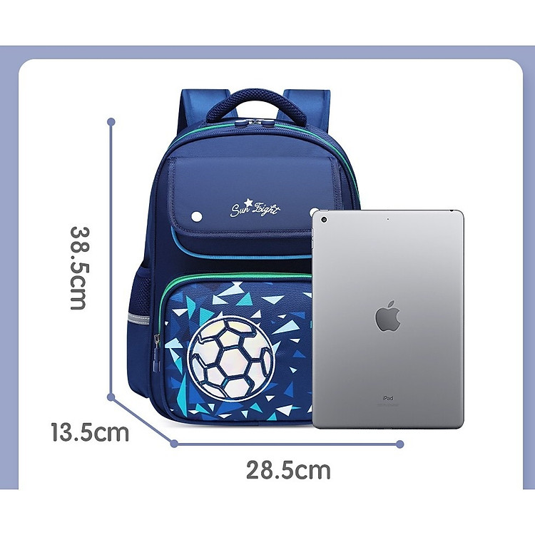 Balo học sinh SUN EIGHT 90225 (siêu nhẹ, chống gù, chống thấm nước) - Ảnh 4